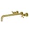 Kingston Brass KS8047BEX Wall Mount Tub Faucet, Brushed Brass KS8047BEX - alternate 1